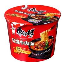 康师傅红烧牛肉面桶装