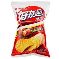 好丽友好友趣凹凸薯片韩国泡菜味75克