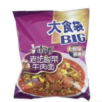 康师傅大食袋酸菜牛肉面袋装