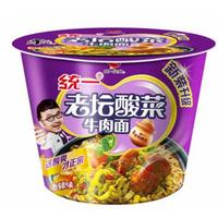 统一老坛酸菜牛肉面桶装