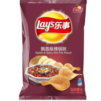 乐事40g飘香麻辣锅味薯片