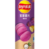 乐事紫薯薯片椰奶味