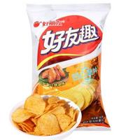 好丽友好友趣凹凸薯片烤翅味75克