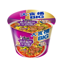 康师傅大食桶酸菜牛肉面桶装