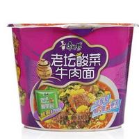康师傅酸菜牛肉面桶装