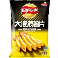乐事70g大波浪香脆烤鸡翅味薯片