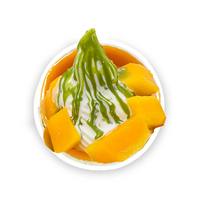 抹茶布蕾芒果冰激凌