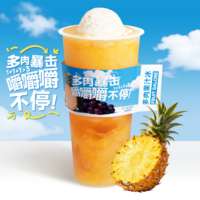 多肉凤梨果汁冰