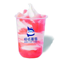 蜜桃摇摇奶昔