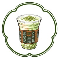 清心绿豆奶茶