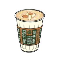 南杏仁鲜奶茶(热饮)