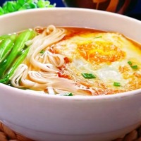 浓汤双鸡蛋面（家的味道）