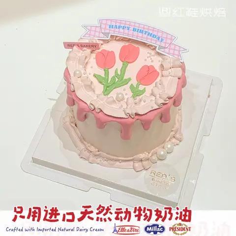 仙女款款式 #P250331191743593，5寸生日蛋糕
