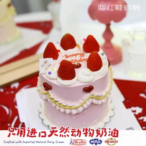 仙女款款式 #P230915367649697，4寸加高生日蛋糕