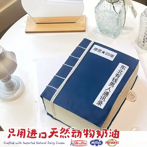 男士生日款式 #P231001185400840，8寸生日蛋糕