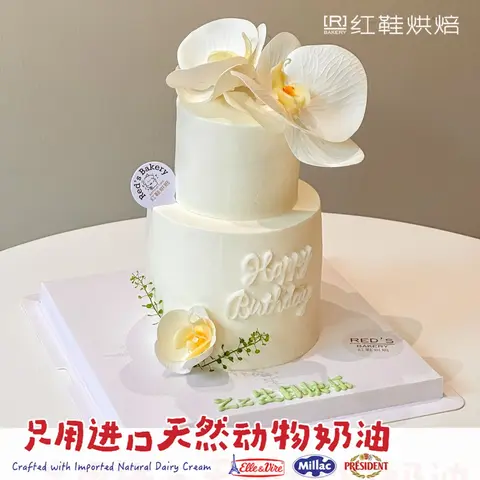 双层(小号)，可定制生日蛋糕