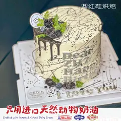 男士生日款式 #P250331666285570，4寸加高，约3–5人