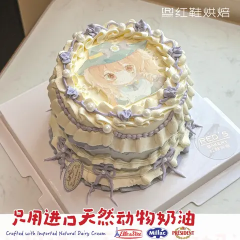 女孩款款式 #P250331431579719，5寸生日蛋糕