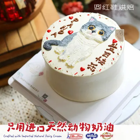 动物卡通款式 #P250125017533794，6寸生日蛋糕