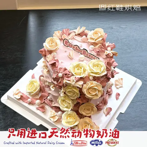 仙女款款式 #P250130094305800，5寸加高生日蛋糕